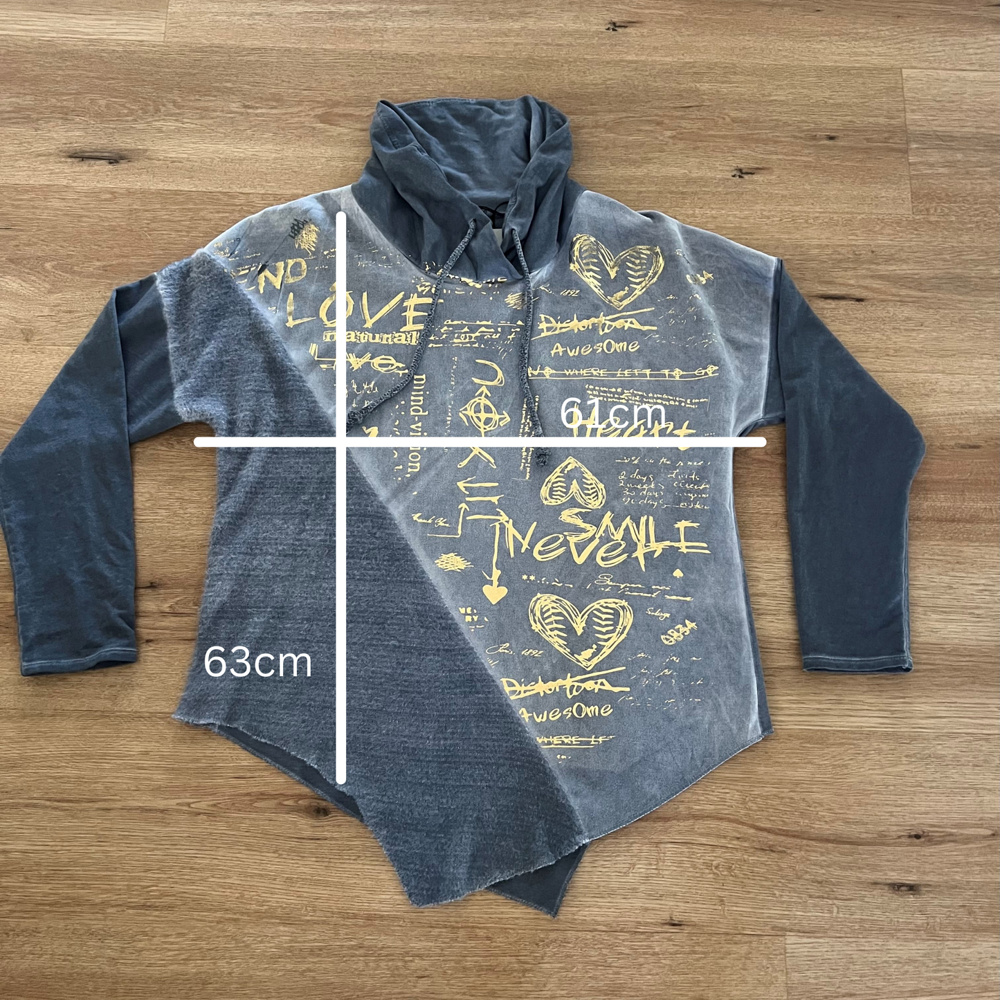 Milly Metallic Print Sweat