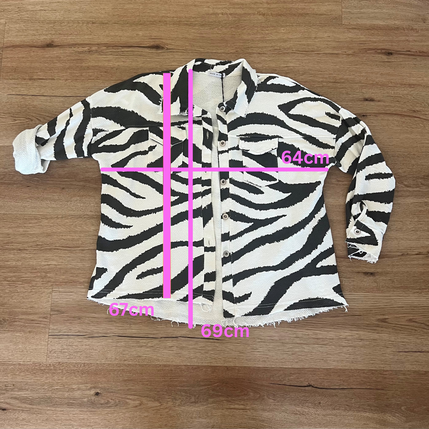 Lola Light Weight Zebra Shacket