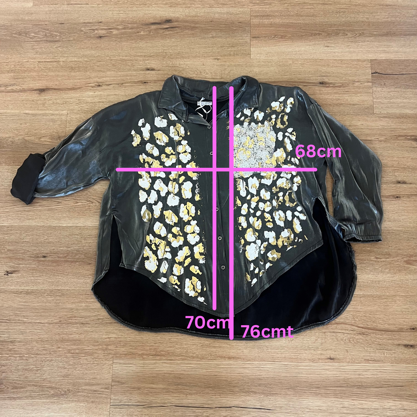 Shimmer Leopard Splash Shirt