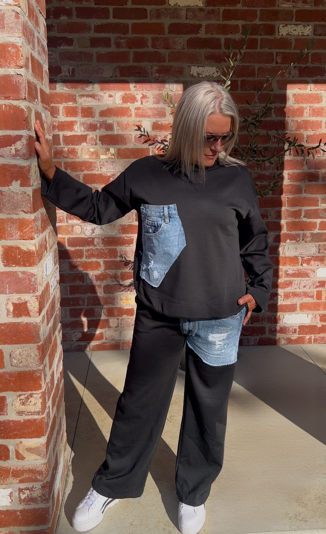 Dallas Denim Patch Pant