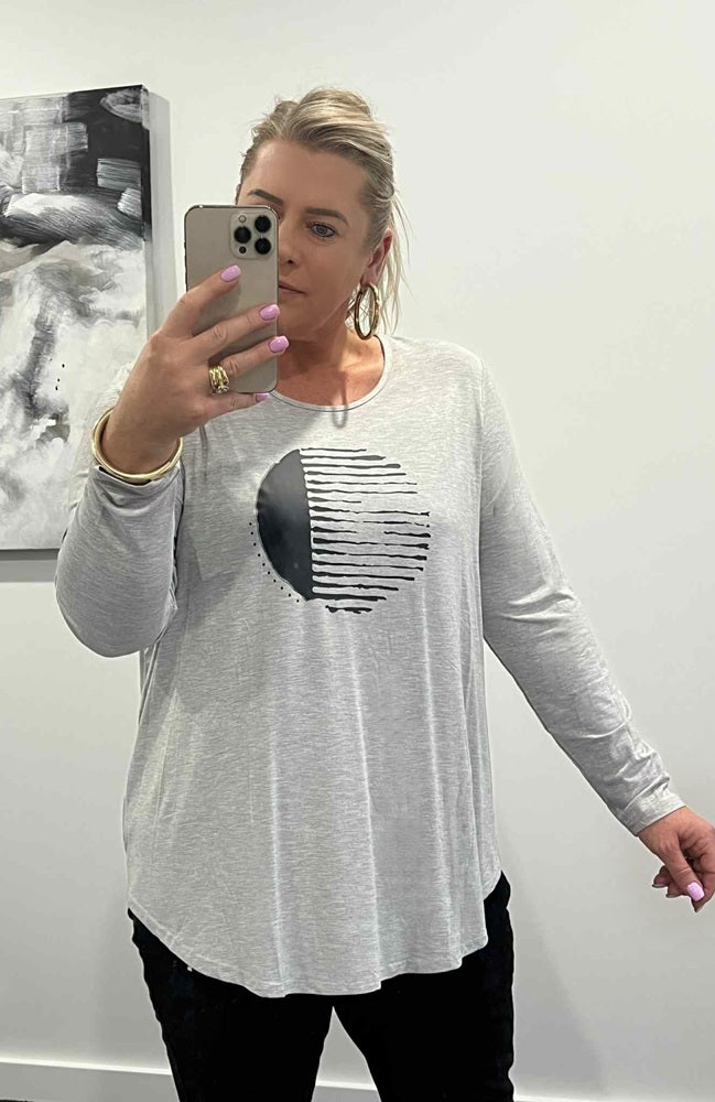 Eclipse Long Sleeve Tee - Grey
