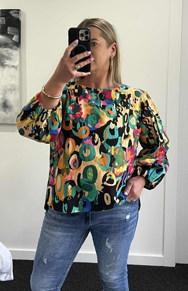 Lexi Button Back Shirt