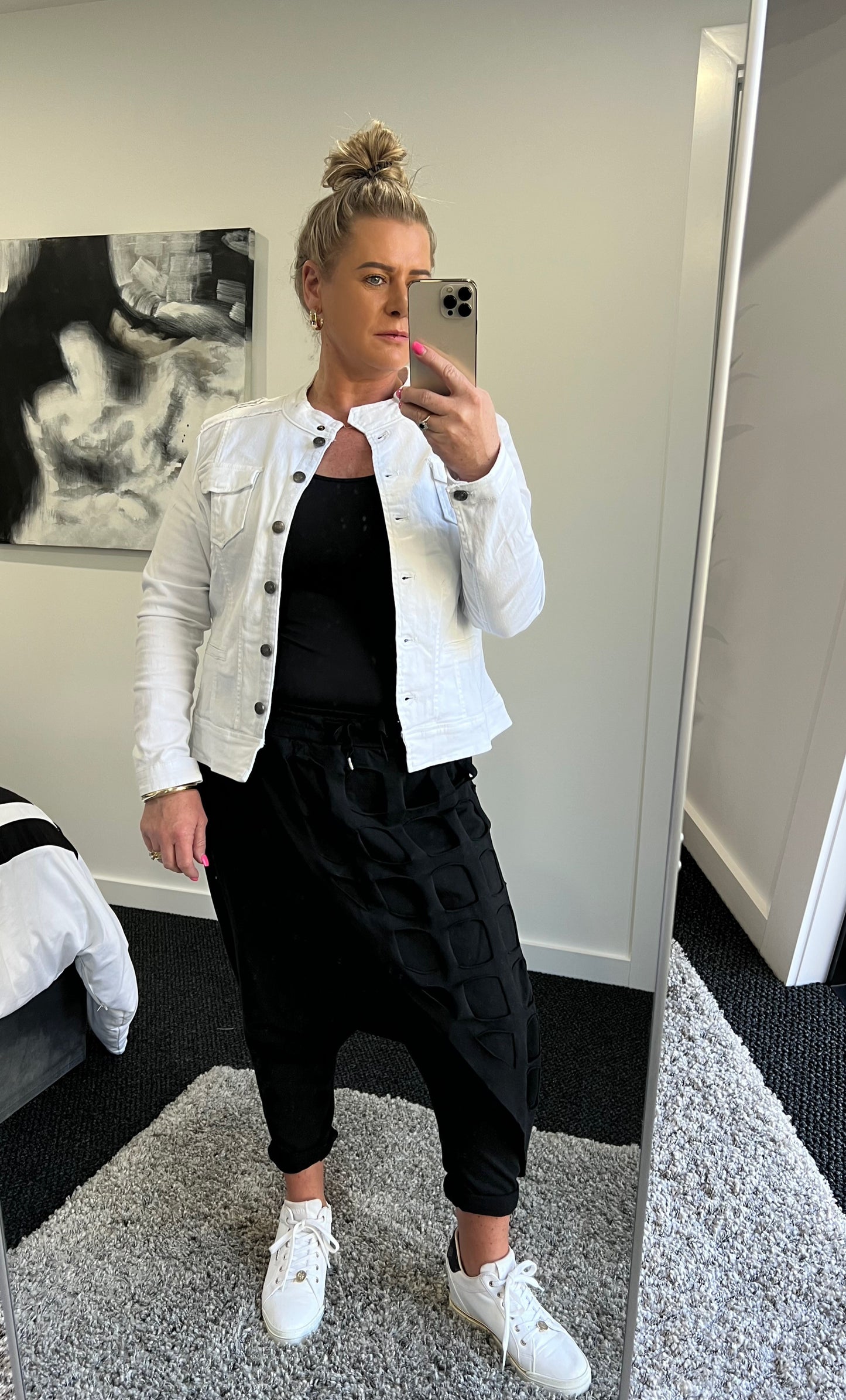 Military Jacket - White