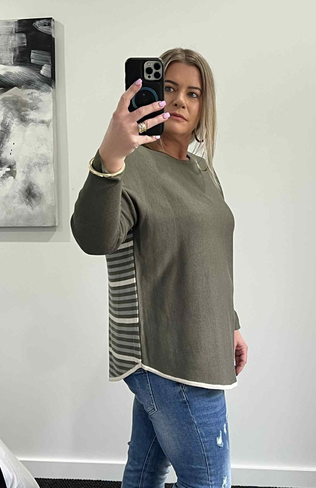 Bessie Back Stripe Knit