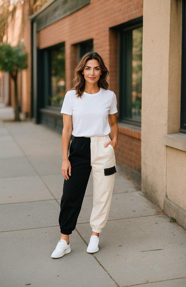Bold Contrast Jogger