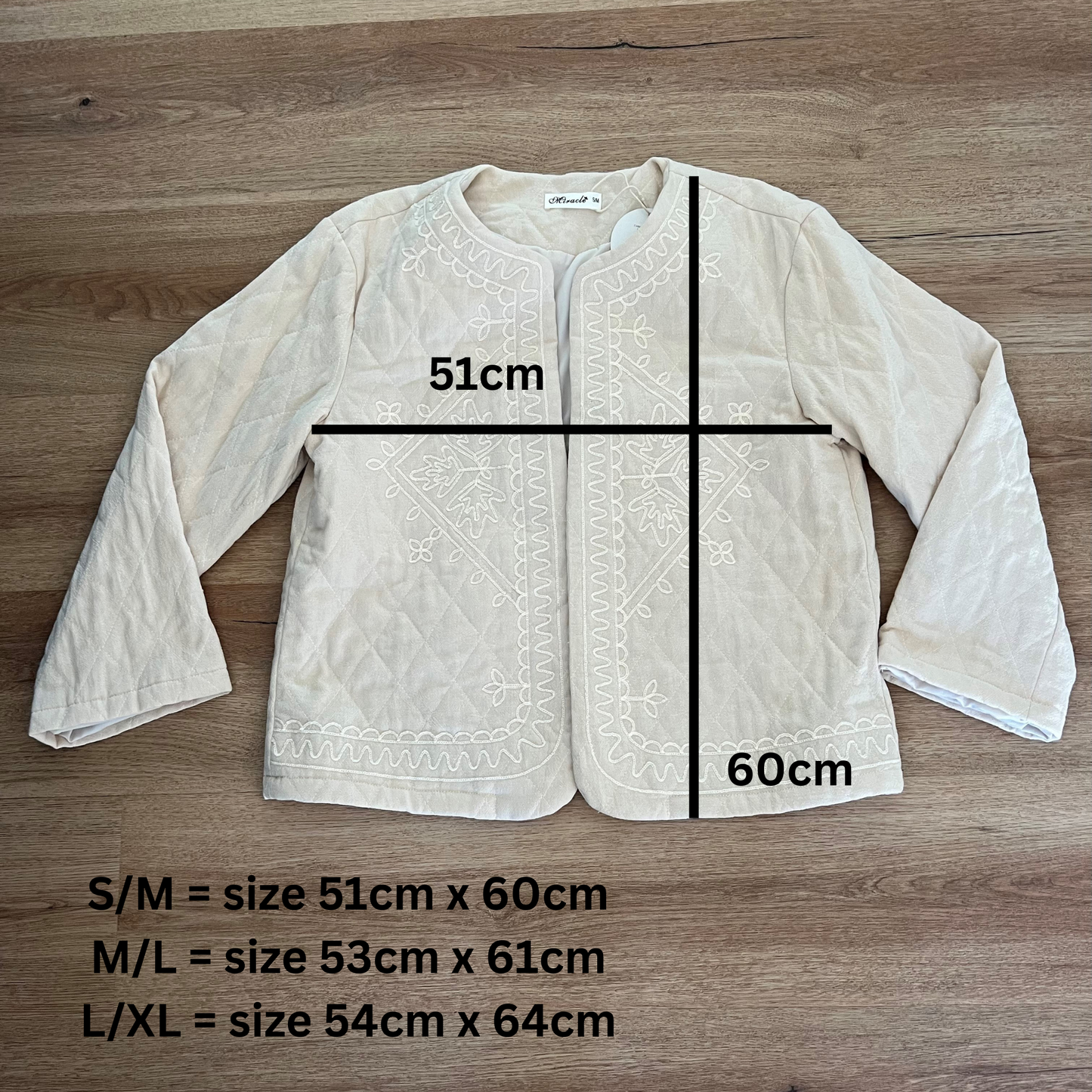 Cornelli Stitch Quilt Jacket