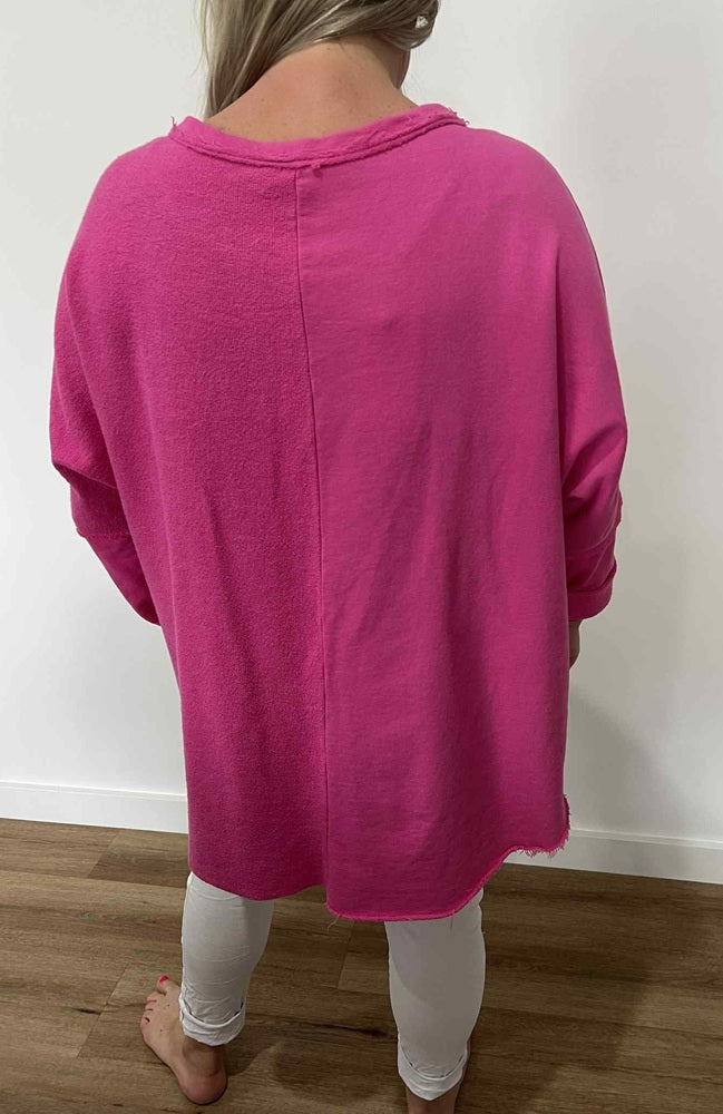Daisy Sweat - Hot Pink