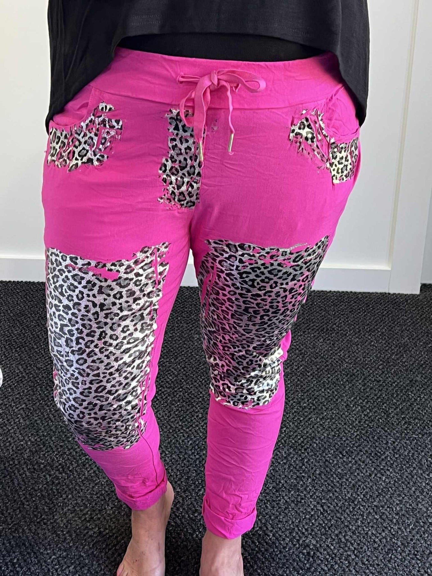 Leopard Splash Joggers