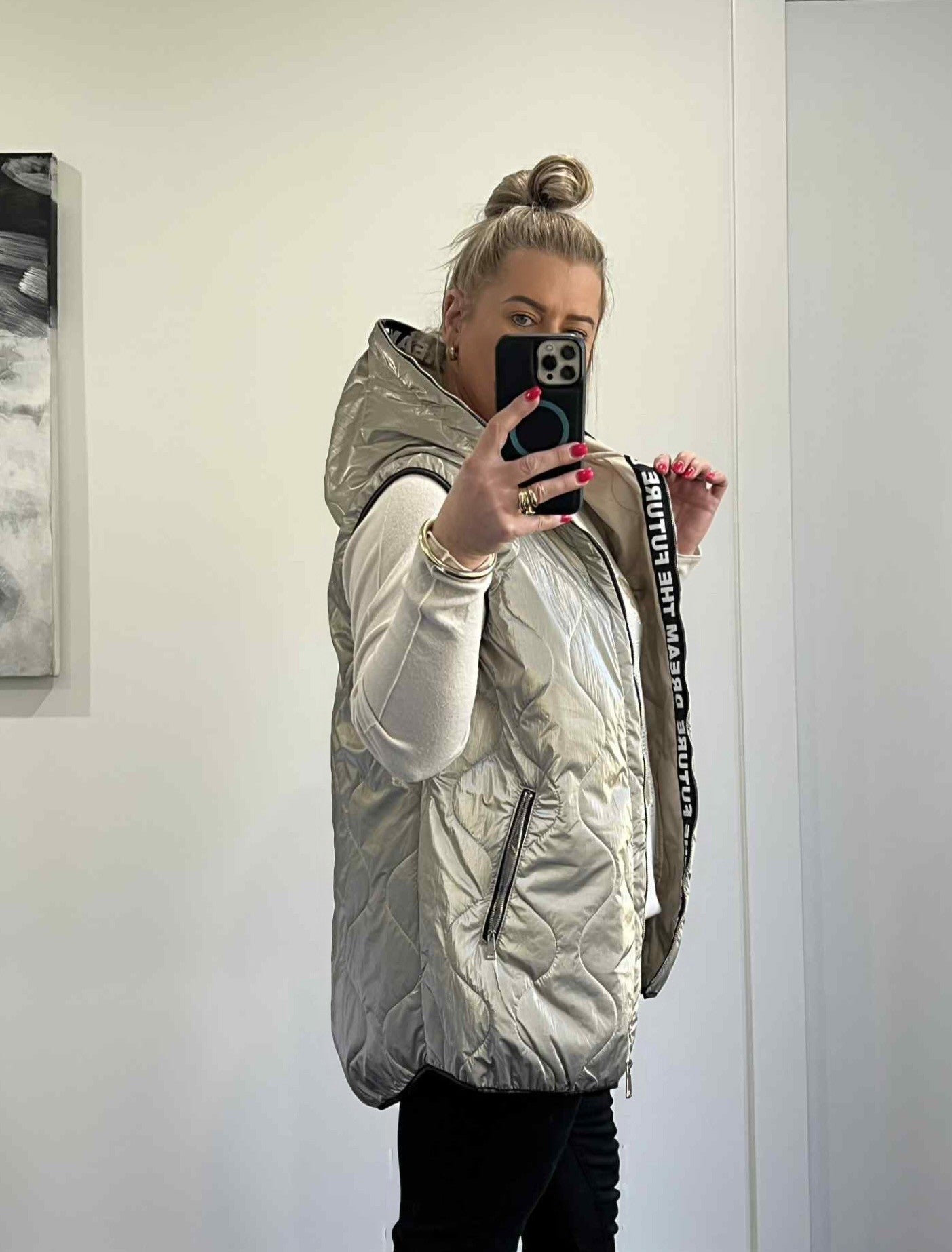 Misty Vest - Pewter Metallic