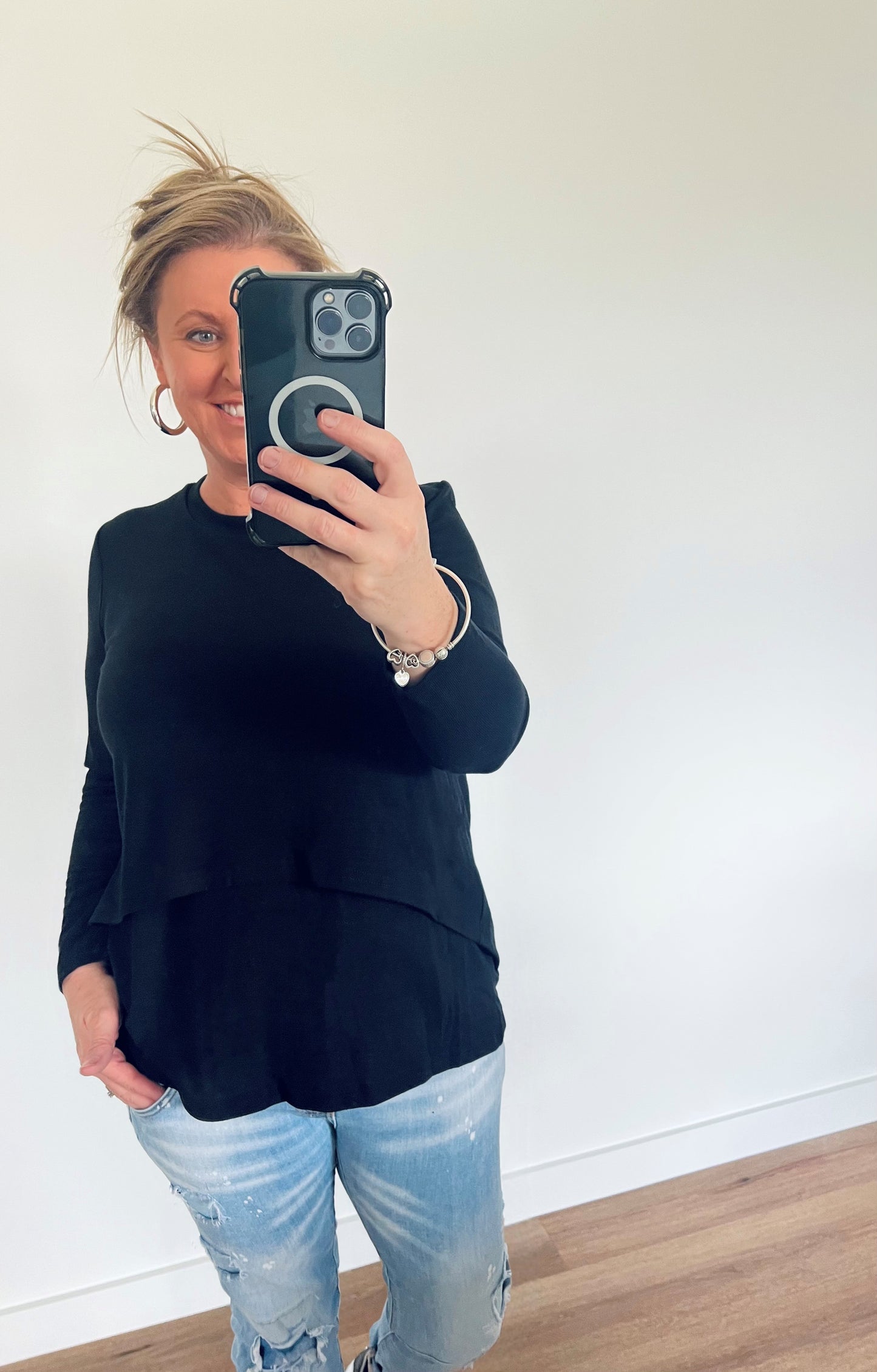 Remy Layered Top - Black