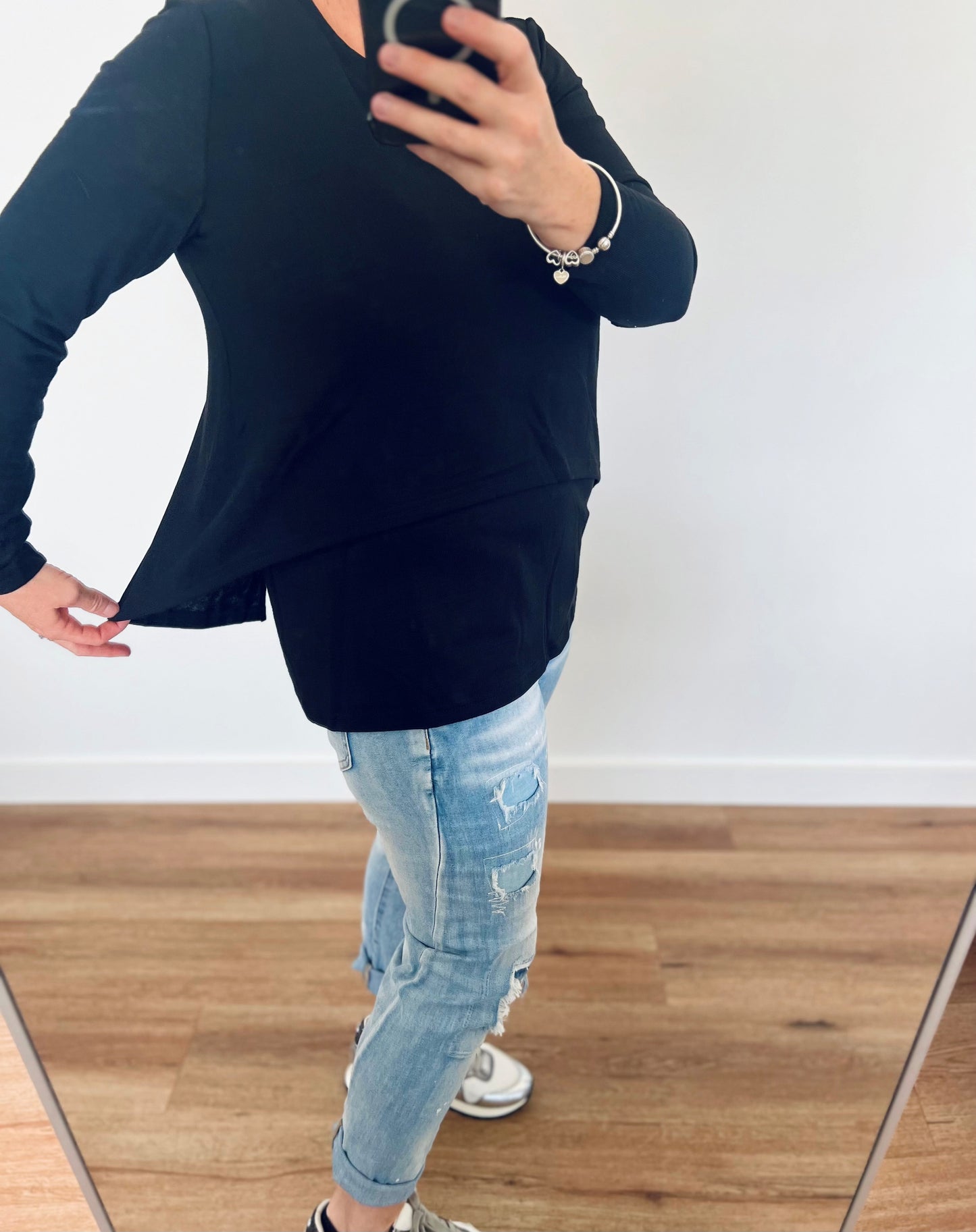 Remy Layered Top - Black