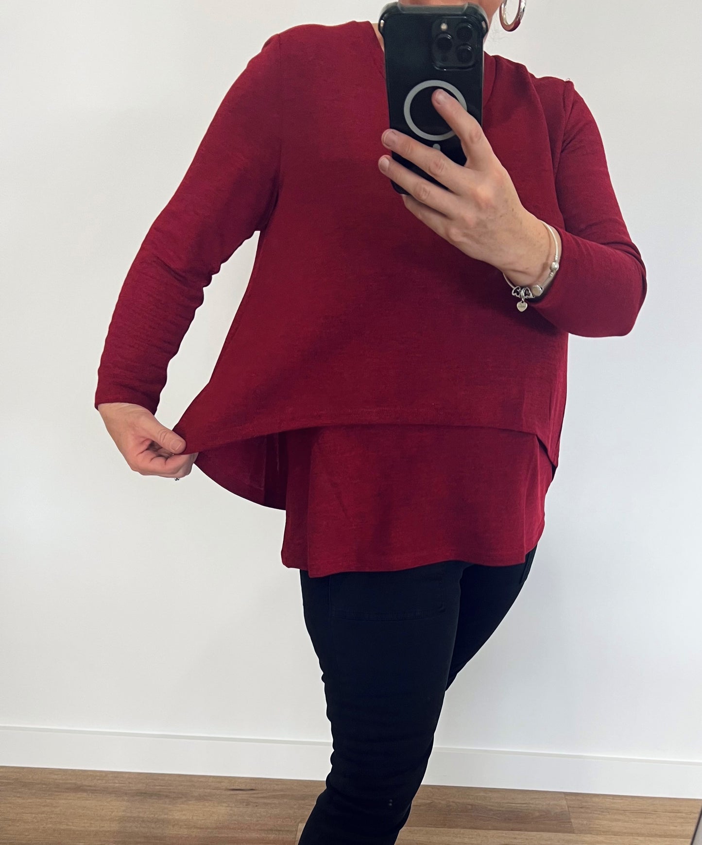 Remy Layered Top - Red