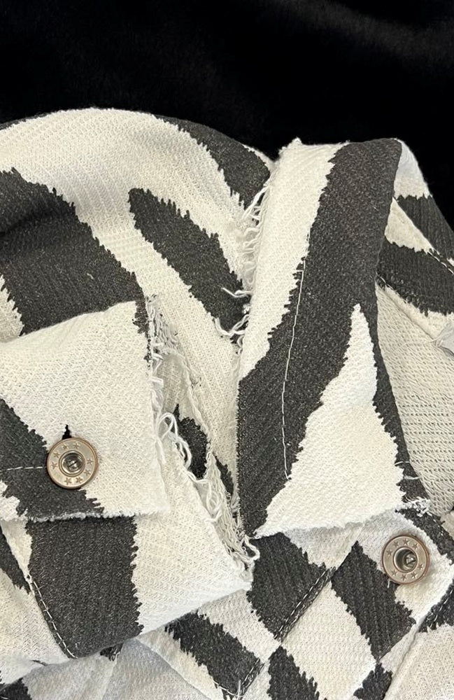 Lola Light Weight Zebra Shacket