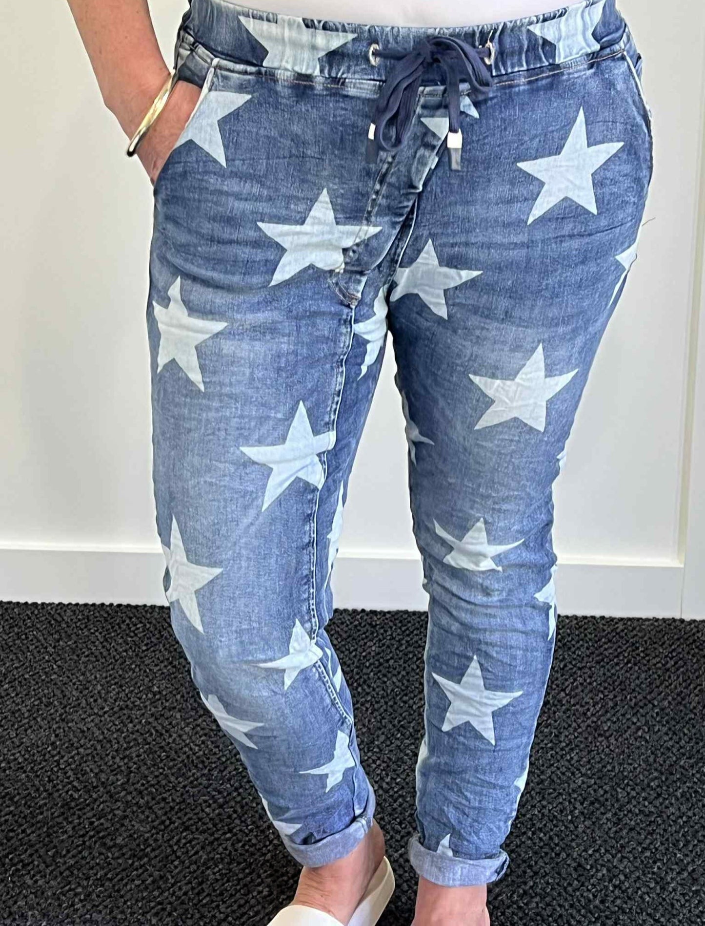 Millie Star Denim Joggers