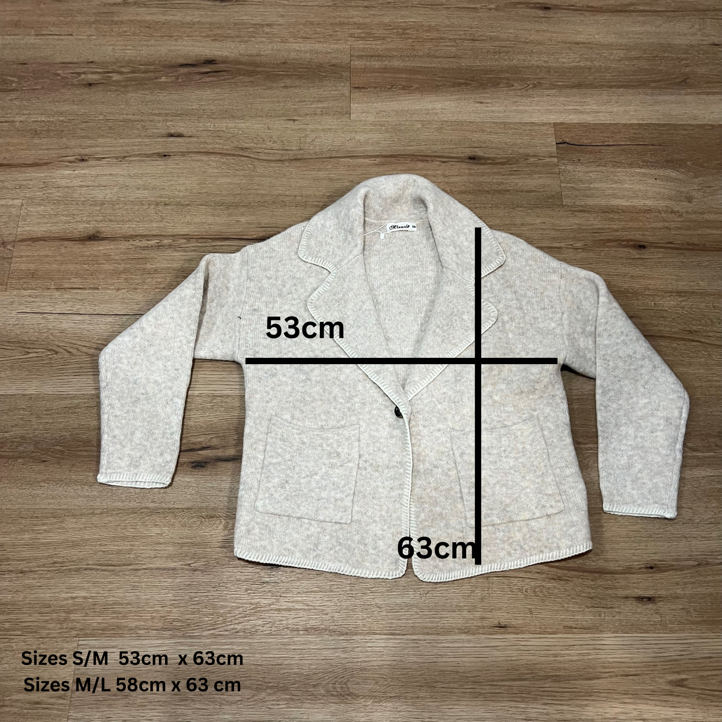 Stevie Blanket Stitch Knit Jacket