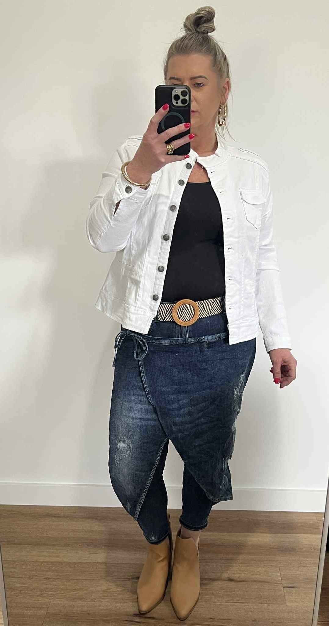 Winona Wrap Front Jeans