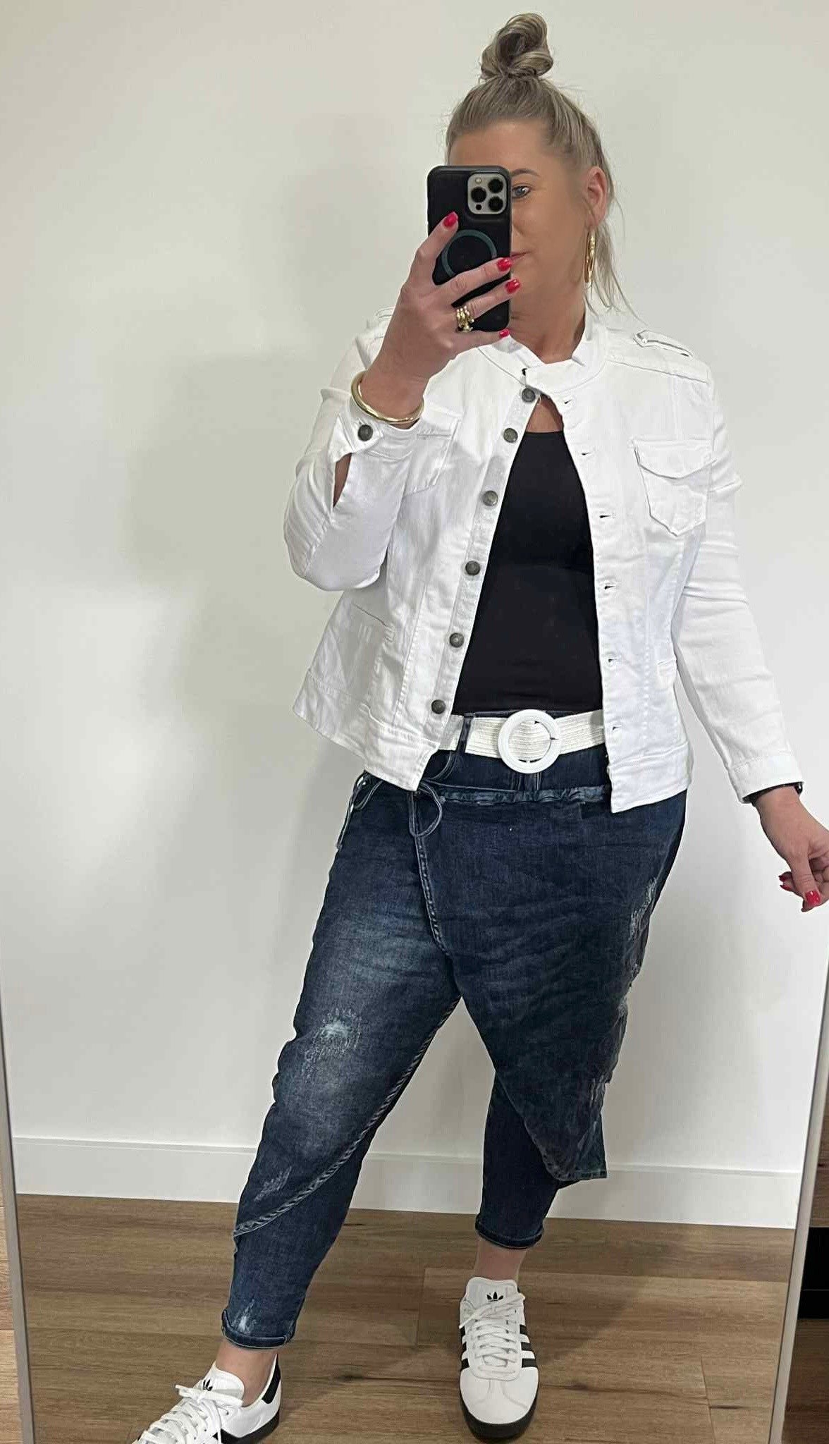 Military Jacket - White