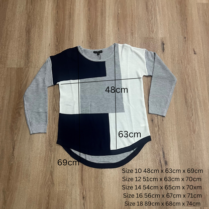 Jordan Block Colour Knit