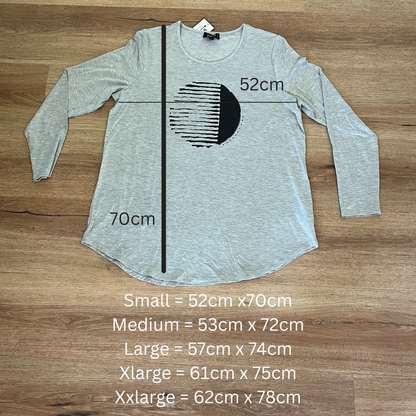 Eclipse Long Sleeve Tee - Grey