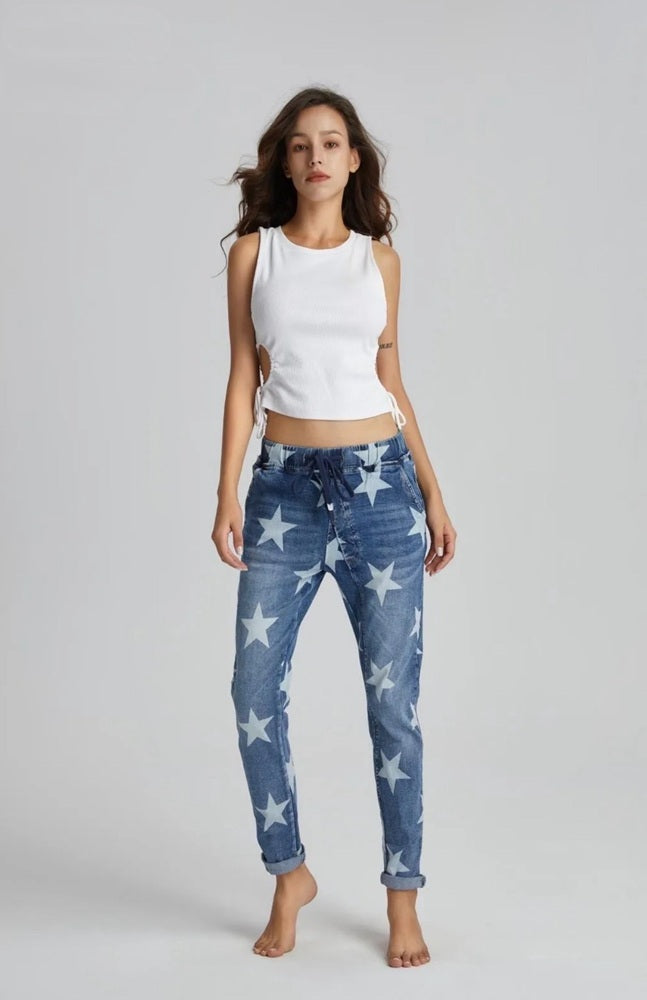 Millie Star Denim Joggers