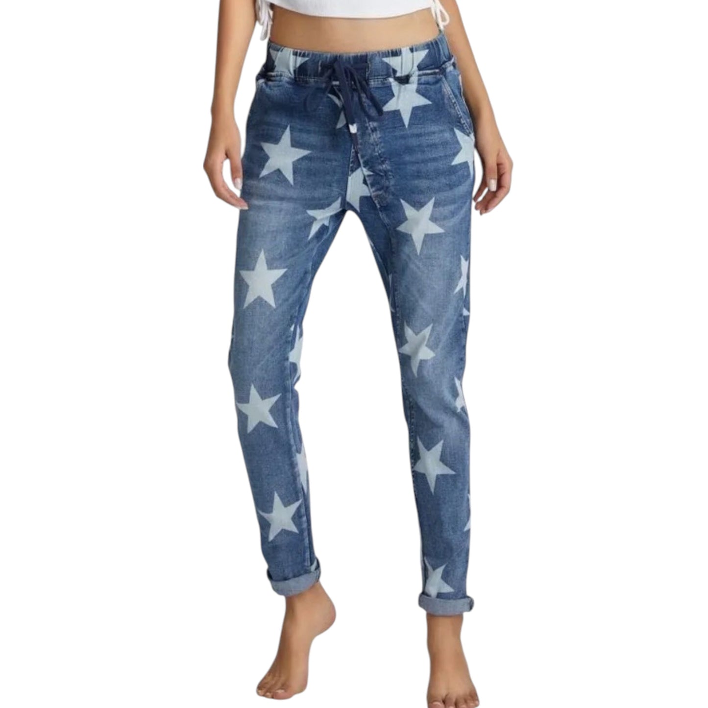 Millie Star Denim Joggers