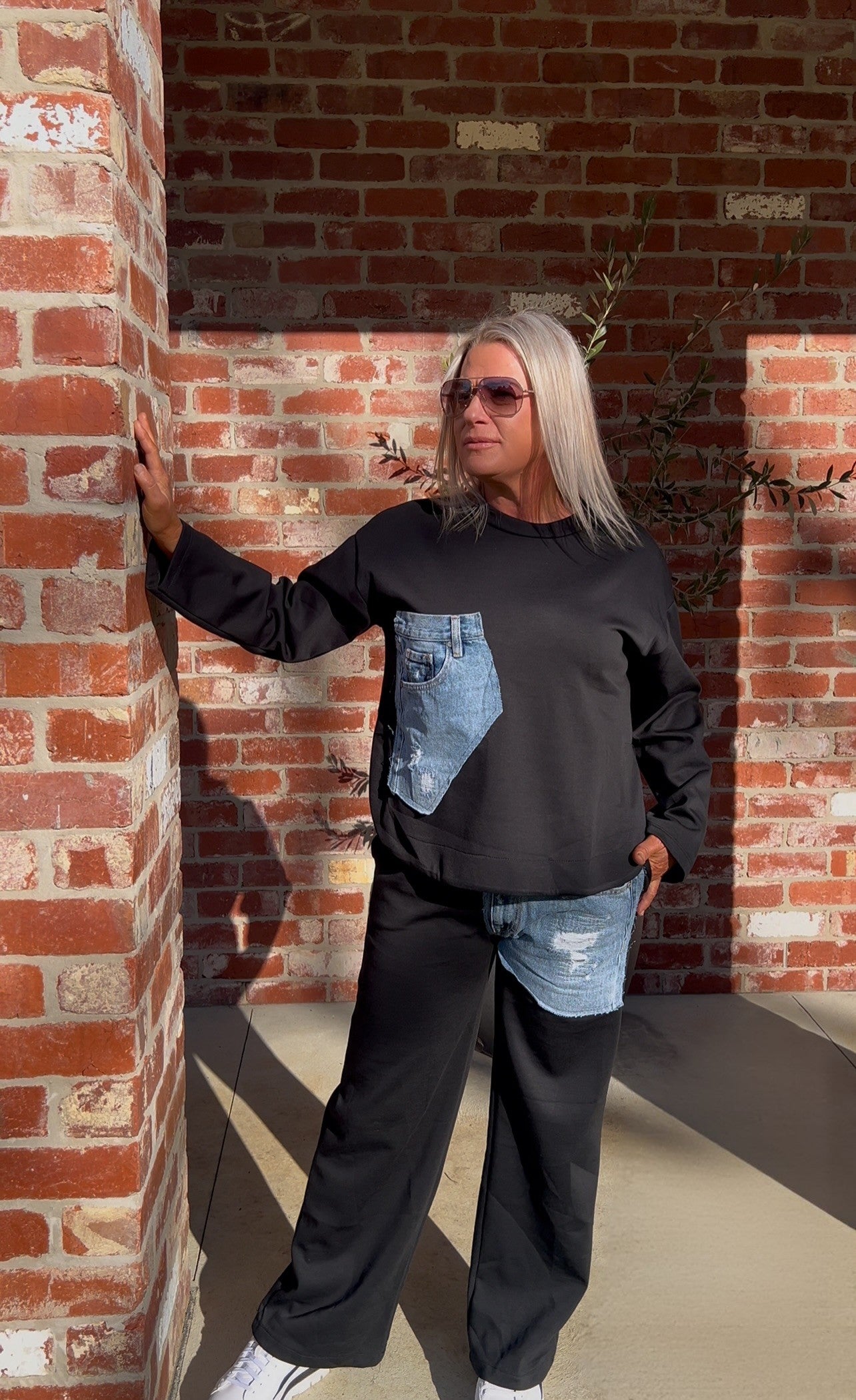 Dallas Denim Patch Pant