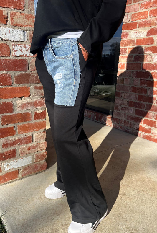 Dallas Denim Patch Pant