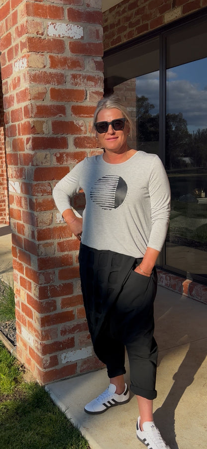 Eclipse Long Sleeve Tee - Grey