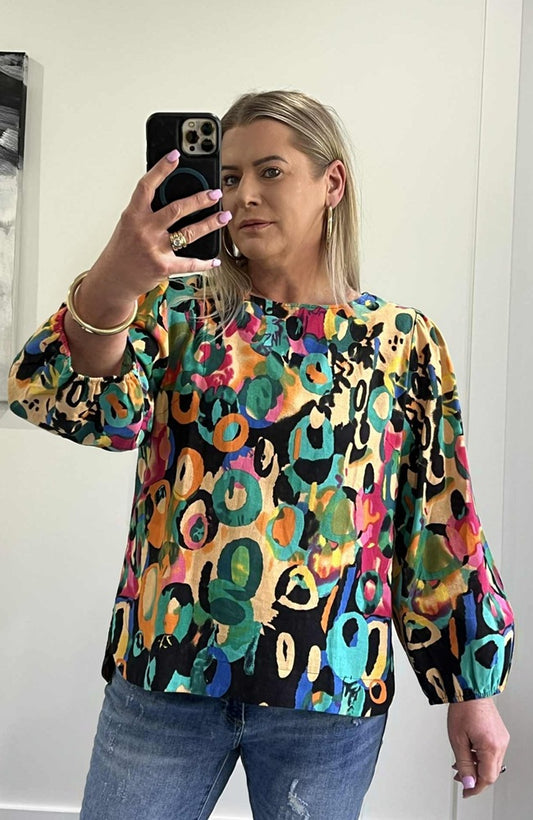 Lexi Button Back Shirt