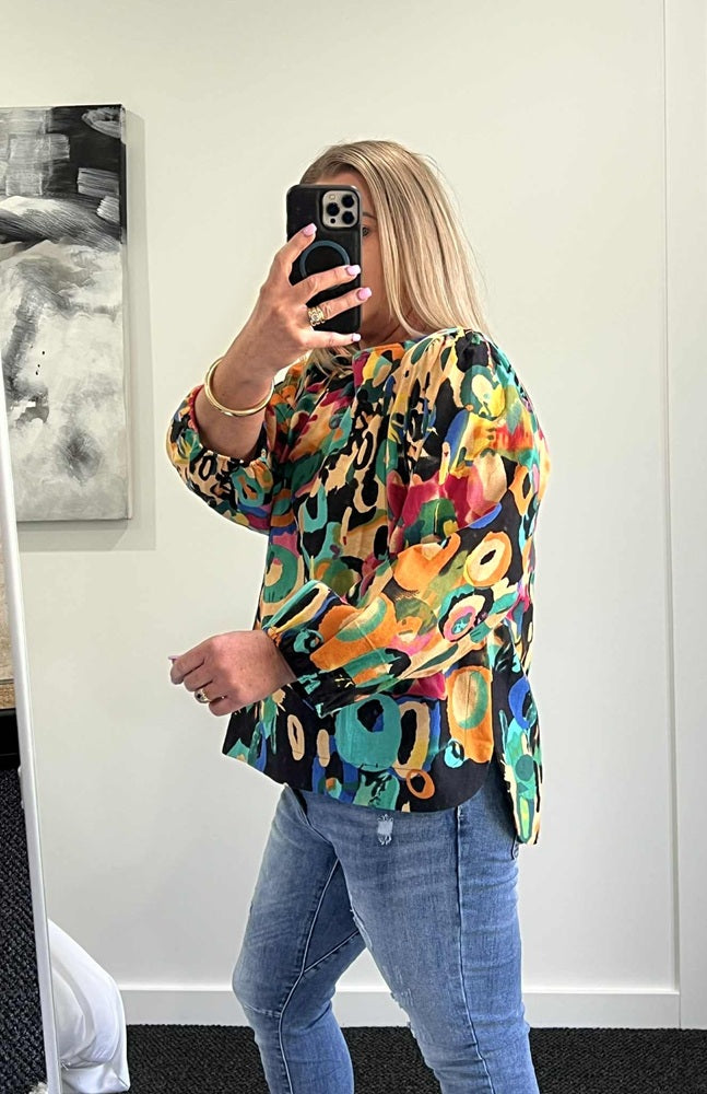 Lexi Button Back Shirt