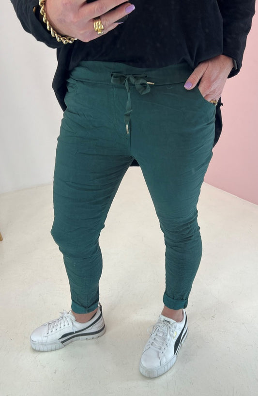 Stevie Pull on Jogger - Petrol