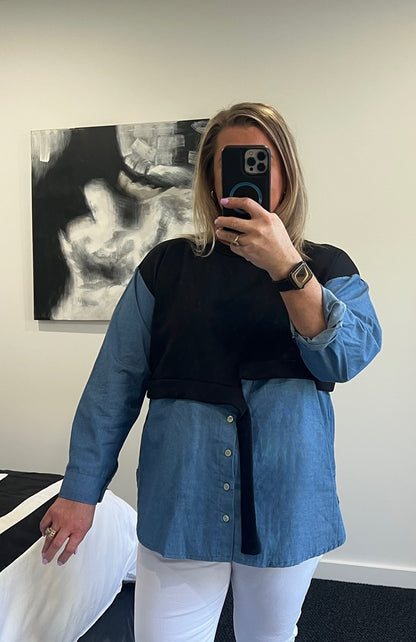 Caddy Two in One Top - Black