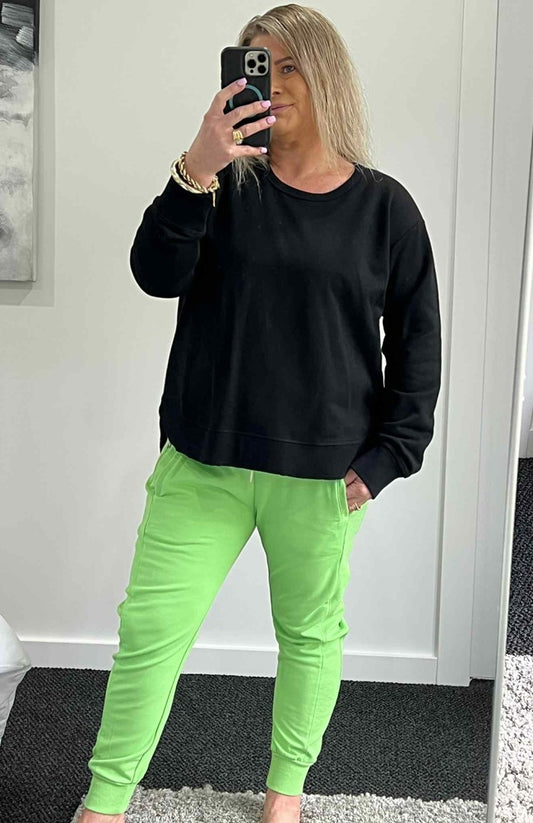 Charlette Curved Hem Sweater