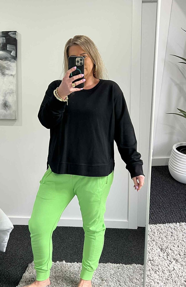 Charlette Curved Hem Sweater