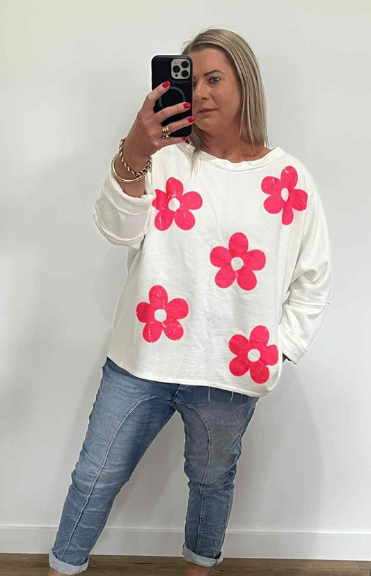 Daisy Sweat - Off White