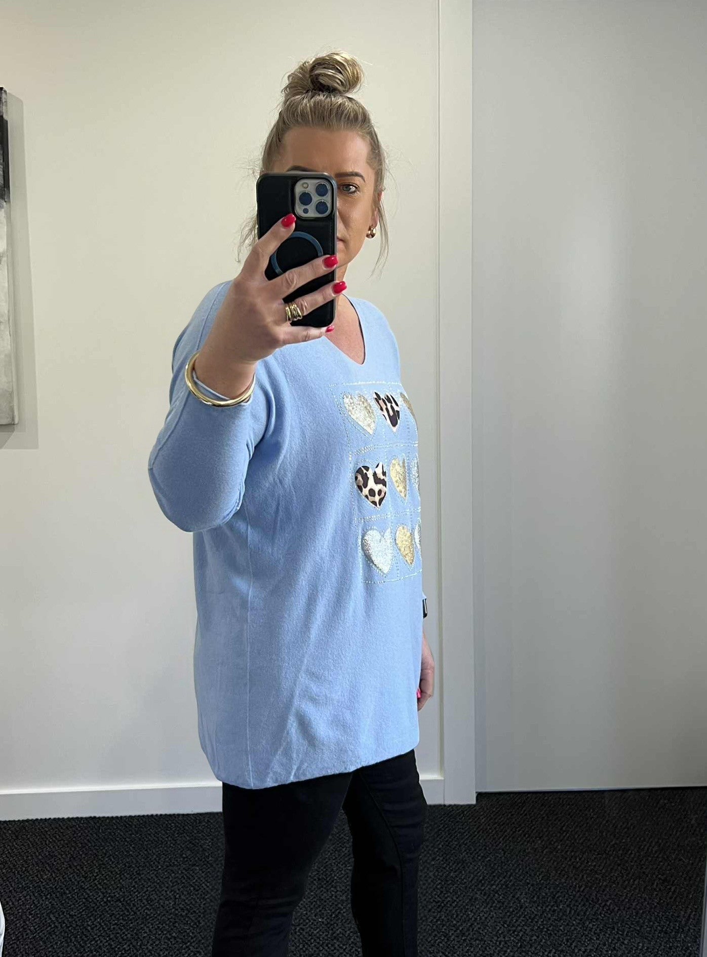 Holly Knit - Light Blue