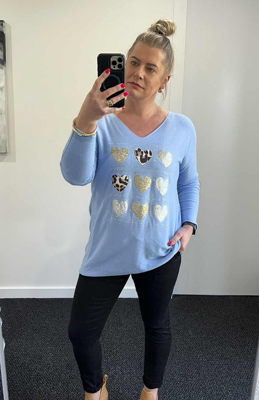 Holly Knit - Light Blue