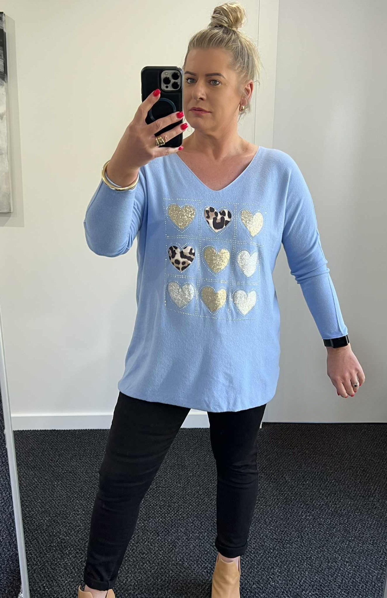 Holly Knit - Light Blue
