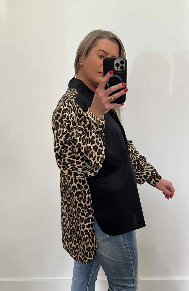 Leo Leopard Back Shirt