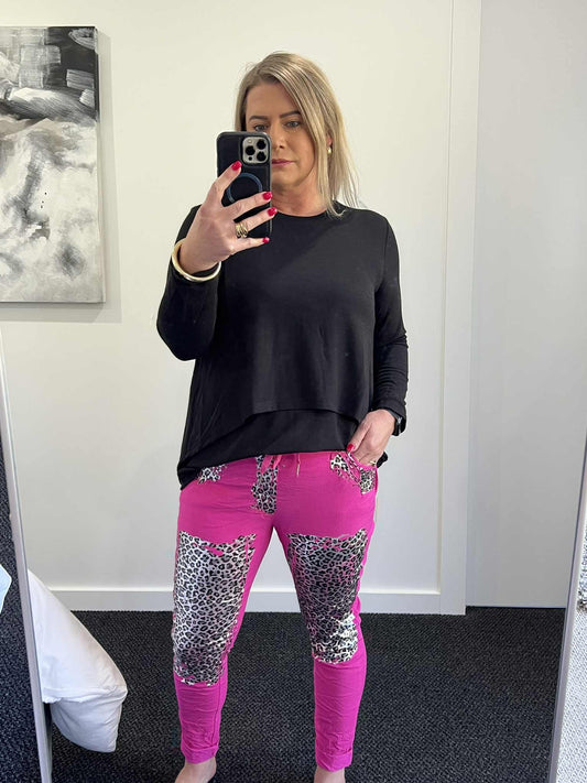 Leopard Splash Joggers