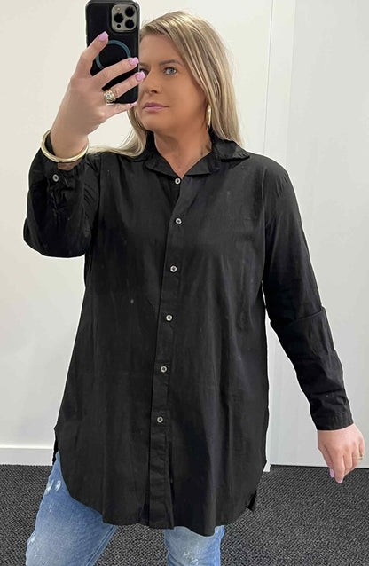 Lucy Longline Stretch Shirt