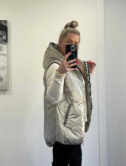 Misty Vest - Pewter Metallic