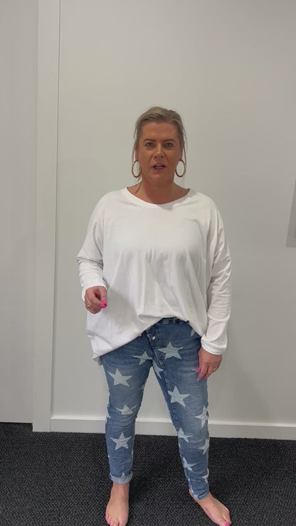 Millie Star Denim Joggers