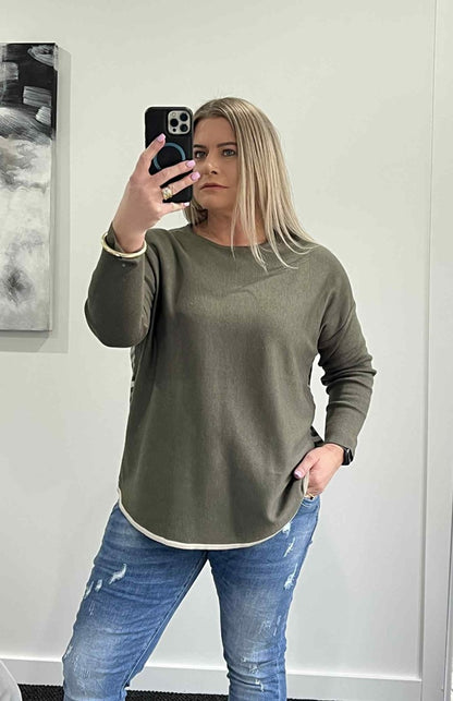 Bessie Back Stripe Knit