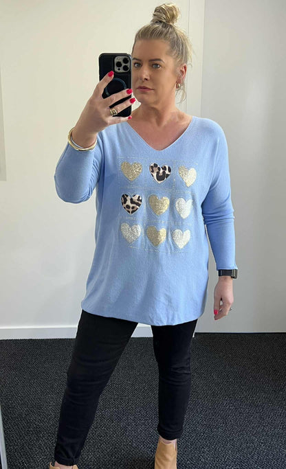 Holly Knit - Light Blue