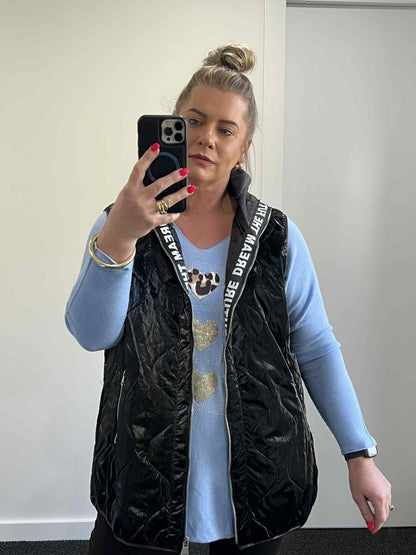Misty Vest - Pewter Metallic