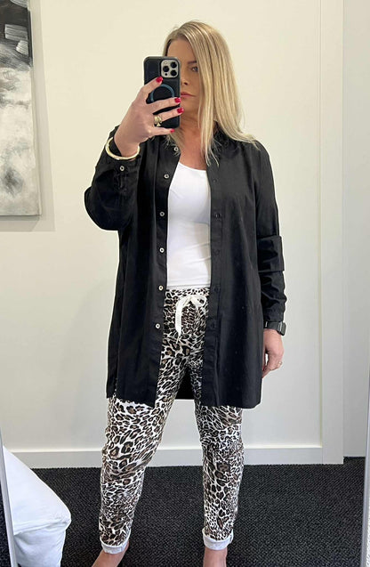 Lucy Longline Stretch Shirt