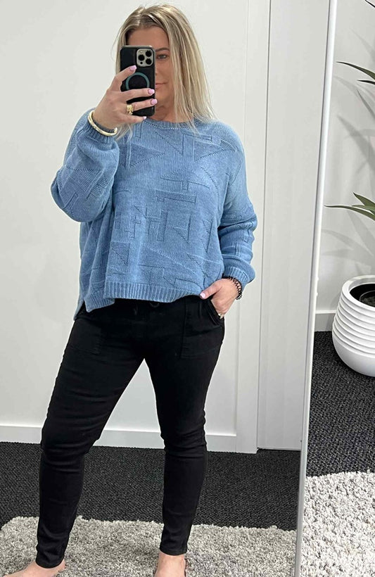Savoy Knit - Blue