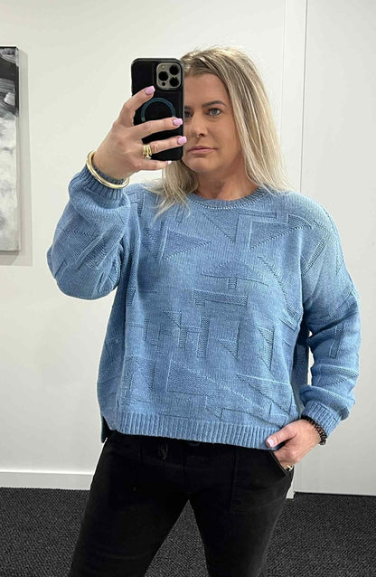 Savoy Knit - Blue