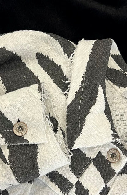 Lola Light Weight Zebra Shacket